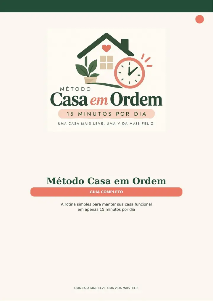 Método Casa em Ordem