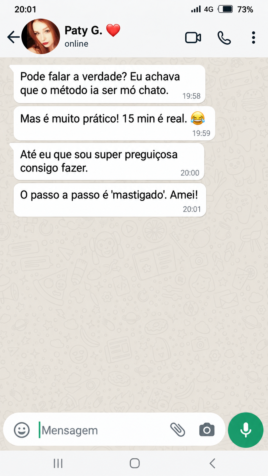 Depoimento de cliente
