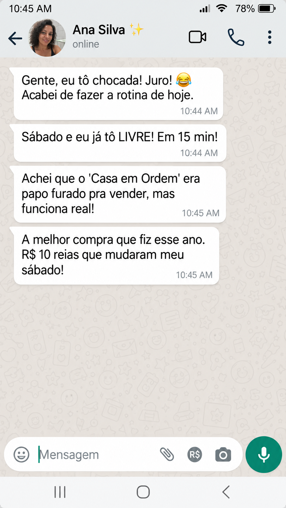 Depoimento de cliente